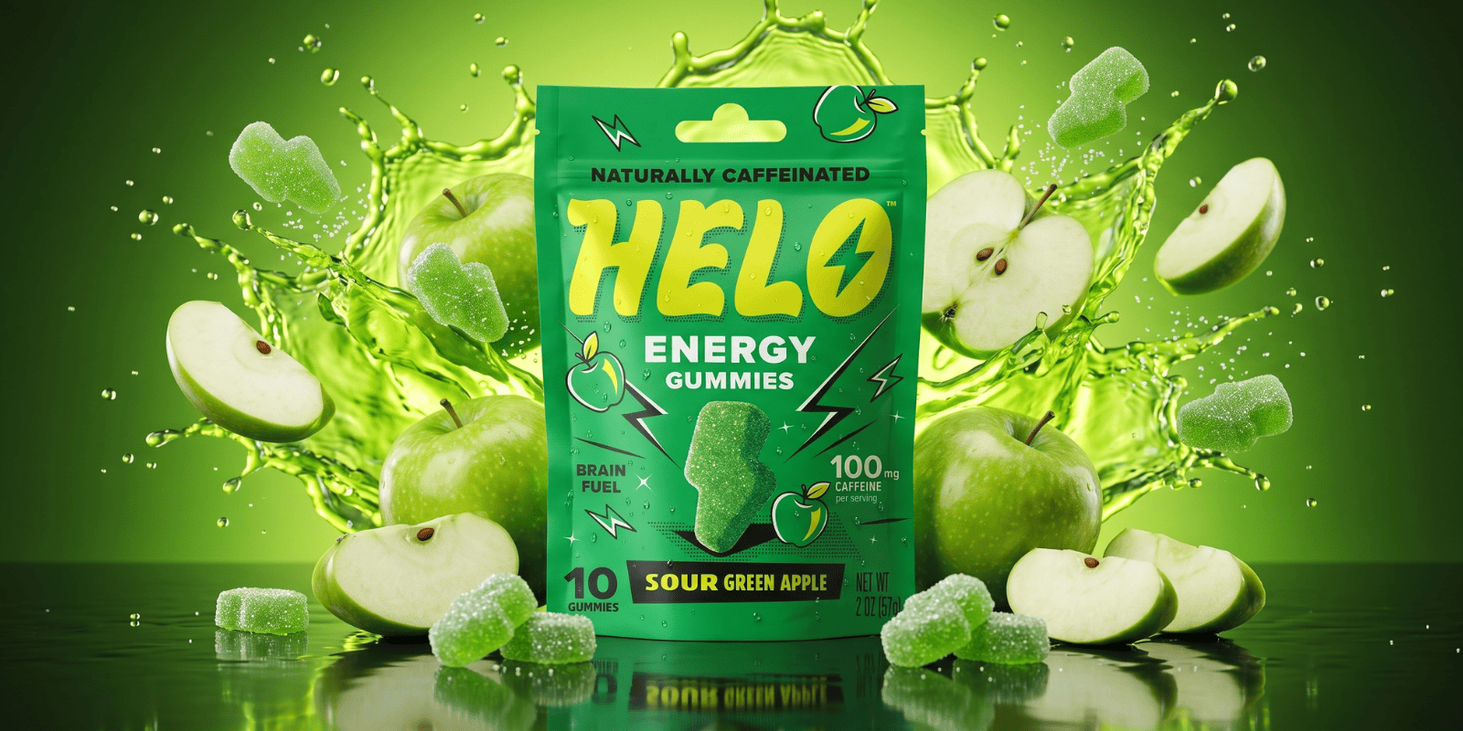 Helo Sour Green Apple Gummies Review: Taste & Texture